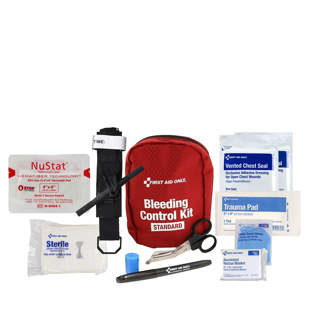 First Aid Only Bleeding Control Kit Cabinet 91161 First Aid Only Bleeding Control Kit Cabinet 91161